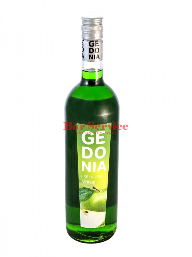 Сироп "Зеленое яблоко" бутылка 1л Гедония, тип. 485руб./PCE